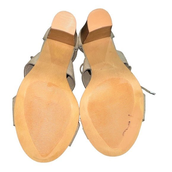 Torrid Women's Eyelet Caged Heel Taupe‎ Size 8 Excellent Condition - Picture 7 of 8